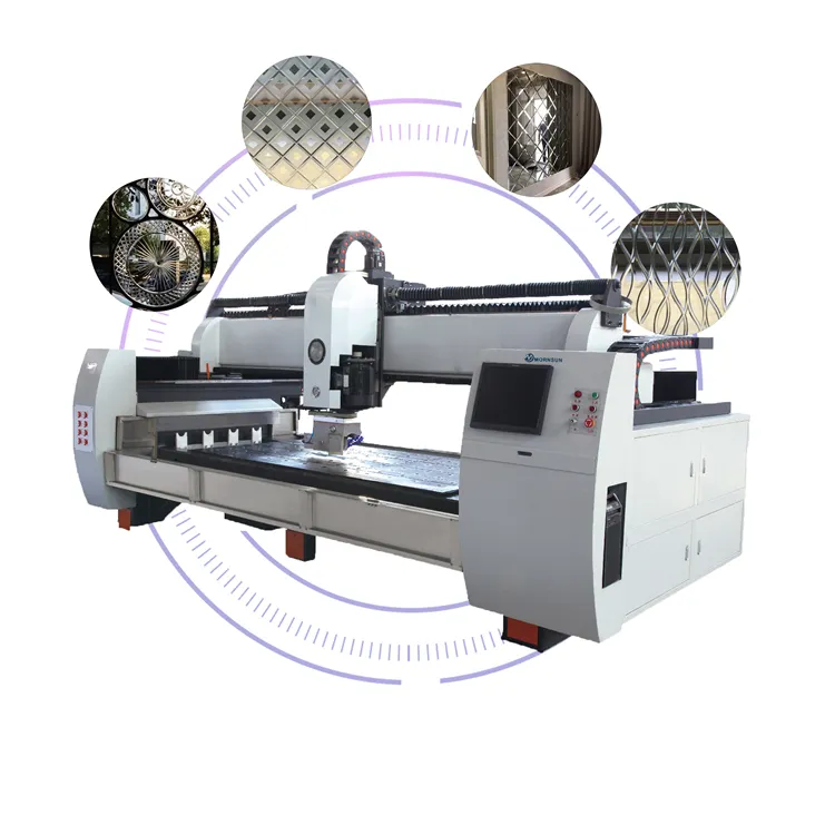 Kualitas Unggul CE Disetujui CNC Kaca Grooving Mesin Pemoles untuk Kaca atau Kristal