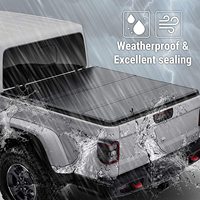 Kayme — housses pliables pour tonneau de camion de ramassage, sur mesure, pour boîte arrière en aluminium Maxus T60, auvent protecteur de lit de camion