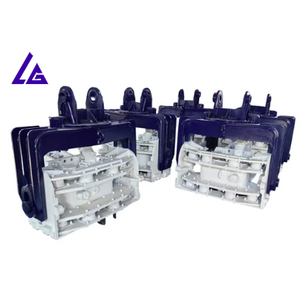 L'escavatore <span class=keywords><strong>PC200</strong></span>/CAT320 ha abbinato il battipalo idraulico: forte potere di palificazione con i denti del morsetto leggero di nuovo Design - Product Image 1