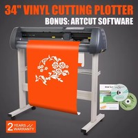 FastSub 870mm Vinyle Cutter Traceur Vinyle Cutter Imprimante Graphique Traceur Signe Cutter Traceur avec Signmaster
