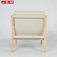 Luxe Wabi-Sabi Nouveau Designer Minimaliste Loisirs Français Morden Fauteuil en Bois Massif