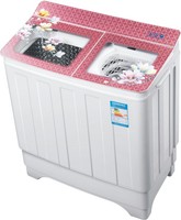 Lave-linge et sèche-linge à double cuve, lave-linge à chargement par le haut, grande capacité, semi-automatique, facile à nettoyer, pour usage domestique