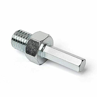Adaptador de brocas de núcleo de diamante DEYI Rosca macho M14 a conexión de vástago hexagonal 3/8