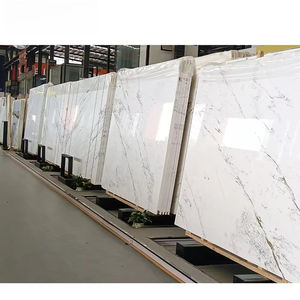 Factory Price Bulk Calacatta Gold Marble <b>Slab</b> Natural Stone for Wholesale - Product Image 5