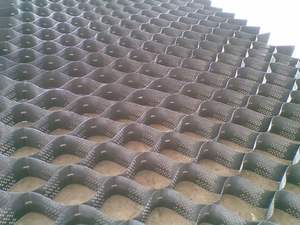 ราคาผู้ผลิต แผ่นพลาสติก HDPE รูปทรงรังผึ้ง 3 มิติ แบบมีรูพรุน สำหรับงานก่อสร้างถนน ใช้งานกลางแจ้ง แผ่นตาข่ายกรวด - Product Image 4