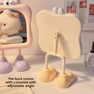<span class=keywords><strong>Grand</strong></span> <span class=keywords><strong>miroir</strong></span> de maquillage carré à double face, style Instagram, mignon, portable, tendance, <span class=keywords><strong>pour</strong></span> la beauté, <span class=keywords><strong>miroir</strong></span> de courtoisie de bureau sur <span class=keywords><strong>pied</strong></span> - Product Image 3