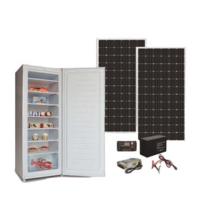 12V/24V Solar Powered Refrigerator Small Horizontal DC Frozen Water <b>Freezer</b> for Household and Outdoor Use Battery Operated - Product Image 1