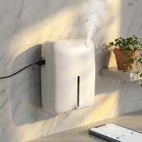 Diffuseur d'huiles essentielles électrique sans eau en plastique, contrôle de la capacité de 280 ml, ventilateur atomiseur ultra-grande capacité pour le bureau