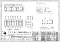 Boîtier de connecteur mâle OEM 2,0 mm, pas de 2,54 mm, type Berg Stick, simple rangée, DIP 180 degrés, 1 à 40 broches, pour alimentation PCB