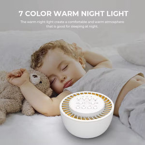 Máquina <span class=keywords><strong>de</strong></span> Ruido Blanco para Dormir Bebés, Temporizador <span class=keywords><strong>de</strong></span> <span class=keywords><strong>Sueño</strong></span>, Dispositivo para Dormir, Luz Nocturna <span class=keywords><strong>de</strong></span> <span class=keywords><strong>7</strong></span> Colores, 21 Sonidos Relajantes - Product Image 4