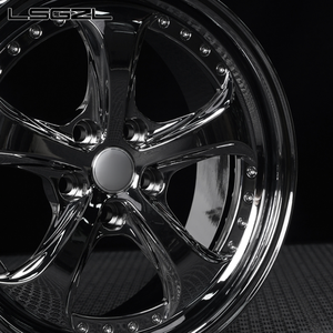 LSGZL Jantes en alliage forgé 2 pièces pour voiture 5x114.3 5x120 5x130 6x139.7 Jante chromée 15-20 pouces pour BMW Urus C8 Andi - Product Image 2