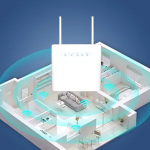 Mở khóa 4G CPE wifi Router không dây Cat4 Modem 1200Mbps di động wifi 2600mAh pin 4G Wifi Router với khe cắm thẻ Sim