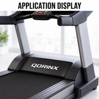 Plaque signalétique personnalisée en ABS 3D électroplaqué, aspect métallique chromé pour console de tapis de course, décoration de logo de marque