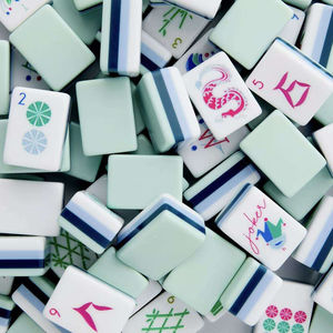 HIMORE Tuiles de <span class=keywords><strong>Mahjong</strong></span> en Acrylique de Luxe Écologiques et Portables, Conception Pliable pour 4 Joueurs, Idéales pour les Clubs de <span class=keywords><strong>Mahjong</strong></span> et les Centres de Bien-être - Product Image 2