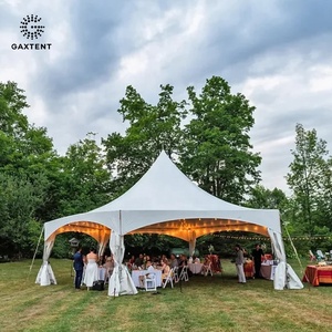 12x12 chéo khung Cáp Tán lều di động gấp Quảng Châu nơi trú ẩn không thấm nước 20 người 10 với tường lều cho các sự kiện - Product Image 1