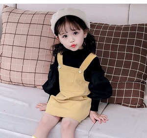 Baby Autumn Clothing Kids Dresses Girls Fairy Fancy <b>Suspenders</b> Jeans Dress From China - Product Image 2