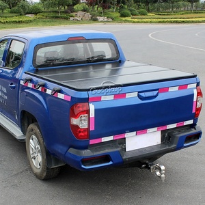 Benext Factory alta calidad duro Tri Fold aluminio 4x4 camioneta cama cubierta Tonneau cubierta para <span class=keywords><strong>Toyota</strong></span> Hilux Revo Vigo <span class=keywords><strong>Tundra</strong></span> - Product Image 2