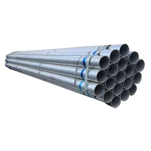 Tubo di ferro zincato 20ft tubo rotondo trafilato a freddo vendita calda tubo di ferro industriale per tubo fluido servizio di taglio