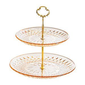 Support à gâteau transparent à trois niveaux en acrylique, présentoir à desserts en plastique pour usage domestique en intérieur - Product Image 5