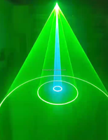 Projecteur laser d'animation RGB 3-en-1 10W pour discothèques, mariages et soirées, avec contrôle DMX