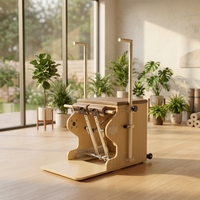 Chaise Wunda de rééducation corporelle en bois, cadre en érable, chaise d'exercice Wunda pour la rééducation corporelle, mousse haute densité, studio de yoga