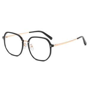 Gafas Qianai de Montura Completa Irregular, Lentes de PC TR90 con Protección Anti Luz Azul, Montura de Gafas Unisex de Moda S4-22013 - Product Image 3