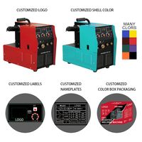 Nouvelle soudeuse MIG à fil fourré pratique avec connexion Euro 220V, onduleur MMA 200A, machine de soudage industrielle 30kg pour acier inoxydable