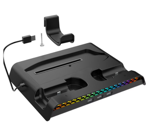Base de Carga Vertical PG-P5S006 para <span class=keywords><strong>PS5</strong></span> con Luz LED RGB, Soporte de Almacenamiento para Consola P5 - Product Image 5