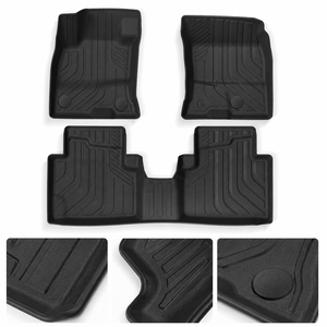Tapis de sol, de coffre et de dossier en TPE pour <span class=keywords><strong>Ford</strong></span> <span class=keywords><strong>Kuga</strong></span> 2020, Europe LHD Hybride <span class=keywords><strong>5</strong></span> places, ensemble cabine semi-fermée, couches de sol amovibles - Product Image 2