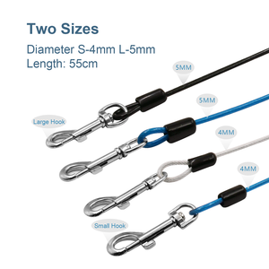 Accessori durevoli al piombo per animali domestici con cavo resistente in acciaio resistente guinzaglio per cani - Product Image 3