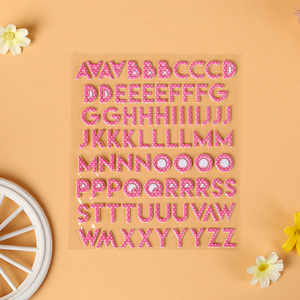 Alphabet personnalisé 3D bulle lettre autocollant gonflé déco mousse <span class=keywords><strong>Pop</strong></span> <span class=keywords><strong>up</strong></span> feuille Scrapbook planificateur PVC autocollants Pack pour enfants artisanat cadeau - Product Image 4