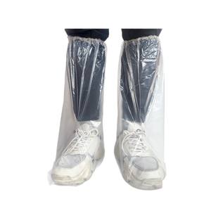 Protège-chaussures jetables imperméables en PE épaissi pour l'extérieur, protection contre la pluie pour les fermes et la sécurité - Product Image 2