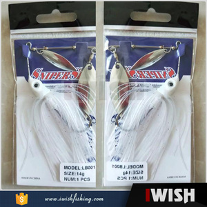 Fornitura di <span class=keywords><strong>Esche</strong></span> per Pesca al Bass con Lame Personalizzate, Gonne in Silicone e Stampi per Spinner Bait per Vendita all'Ingrosso - Product Image 4