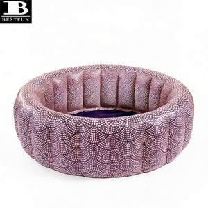 <span class=keywords><strong>Piscina</strong></span> Inflable <span class=keywords><strong>Redonda</strong></span>, Color Periwinkle, PVC Reforzado, Tamaño Completo, para Jardín o Patio Trasero - Product Image 5