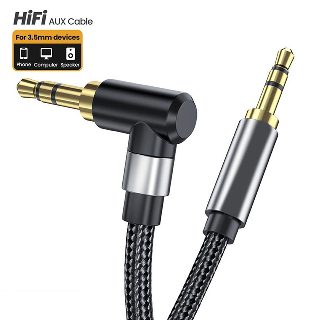 EONLINE 1.5M AUX Cable 3.5mm Jack Audio Cable for Speaker Wire Headphone Car 3.5mm Jack Hifi Aux Adapter Cord for Xiaomi Samsung