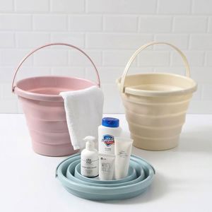Seau pliable en plastique 2L 5L 10L 15L, seau de pêche portable d'extérieur, bassin pliable souple en TPR - Product Image 3