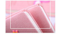 Livre coeur de fille rose avec ensemble de stylos joli dessin animé flamant rose étudiant bloc-notes cahier de bureau
