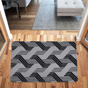 Nova Chegada Estilo Moderno Poliéster Capacho Loop Pile Entrada Porta <span class=keywords><strong>Mat</strong></span> para Home Office ou Hotel Lavável - Product Image 1