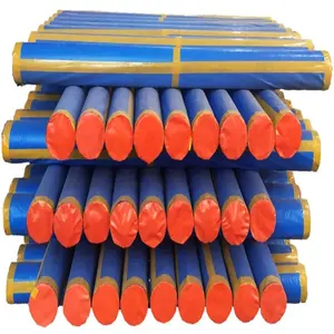 Fabricante chinês de rolos de lona hdpe 2m x 100m azul laranja à prova d'água Hdpe laminado/revestido de poliéster rolo de lona coreana pe