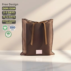 Bolsas de Regalo de Organza Ecológicas y Suaves de Lujo, Color Marrón Transparente, para Empaque de Joyería y Maquillaje - Product Image 1
