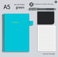 Cahier de notes effaçable réutilisable en pierre étanche A5 Rocket Book