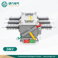 Interruptor de Carga Trifásico de Gas SF6 para Exteriores de Media Tensión de 40.5kV, 630A, 50/60Hz, Montado en Línea de Red de Distribución de Energía
