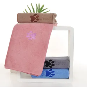 Toalla para mascotas de gran venta, alfombrilla de baño, absorbente de secado rápido, Toalla de baño Extra grande de microfibra para perros y gatos, Toalla de baño - Product Image 2