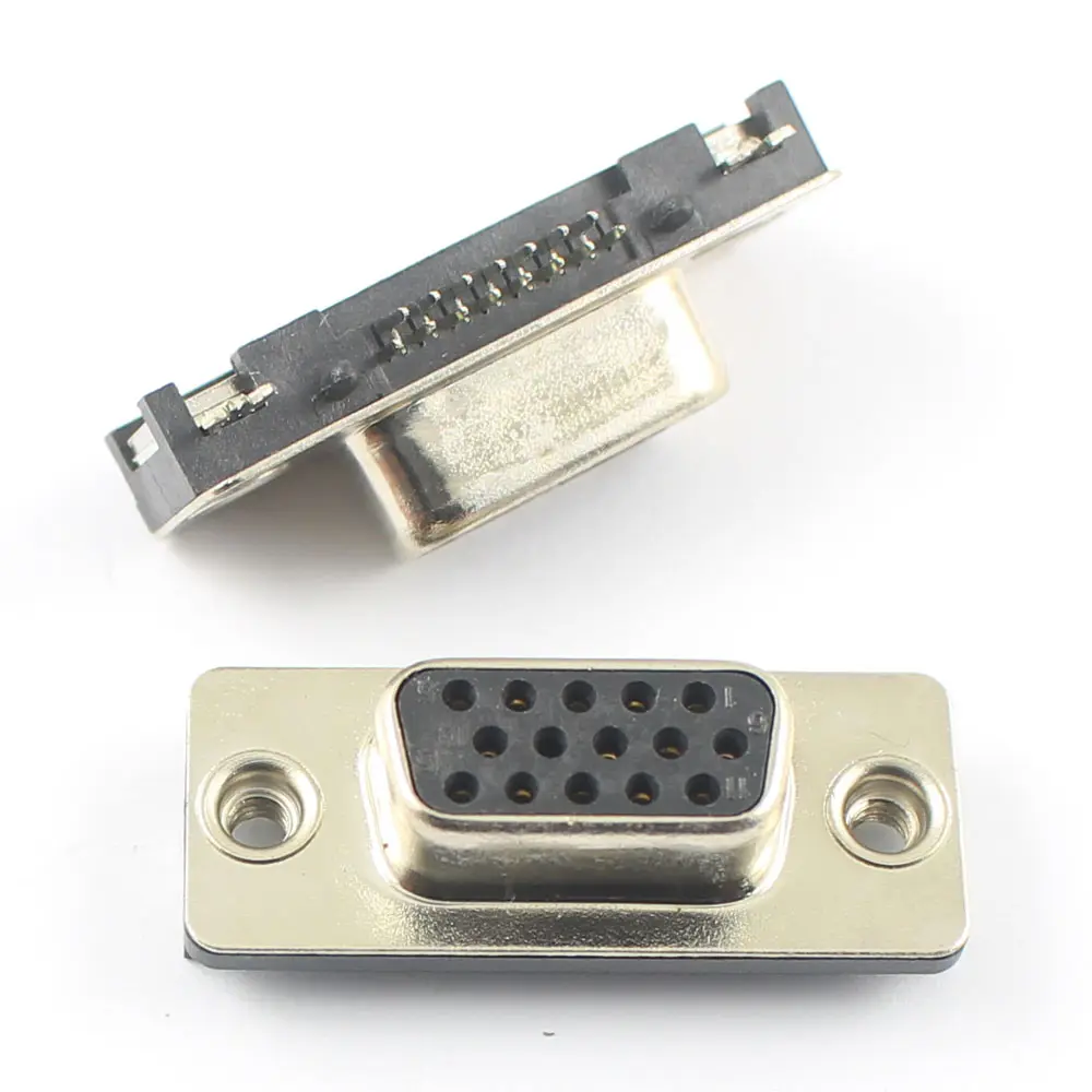 Tyco D-SUB DB VGA 15 Pin Female Right Angle PCB Connector 2 Rows