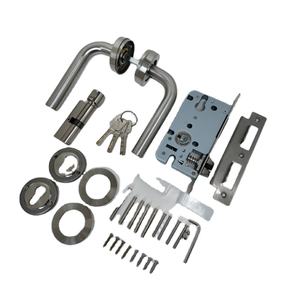 ชุดล็อคประตูกลสแตนเลสหลายสไตล์สำหรับบ้านและโรงเรียนตัวล็อกประตูหลักกันขโมย - Product Image 5