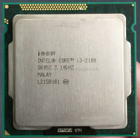 Processeur Quad-Core Core I3 2100 Haute Performance Prix Usine Chine 3.1Ghz Socket LGA 1155 CPU de Bureau Fréquence 3.3Ghz Occasion