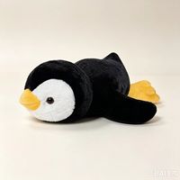 Peluche lestée Niuniu Daddy Penguin remplie de nanoparticules, 20 pouces (3,3 lb), unisexe, mignonne, câline, aide au sommeil