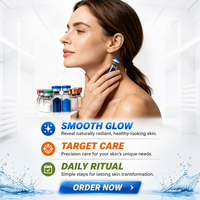 Poudre de Tripeptide-1 de Cuivre GHK-Cu (C14H21CuN6O6) de Haute Pureté (99%-99,9%) de la Marque WV, Produits Chimiques Cosmétiques, Oraux et pour Soins Capillaires, CAS 89030955