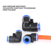 Raccords pneumatiques pour tuyaux d'eau PV et connecteurs de tuyaux d'air à poussée directe 4 à 16 mm / Accouplements rapides pour flexibles en PU