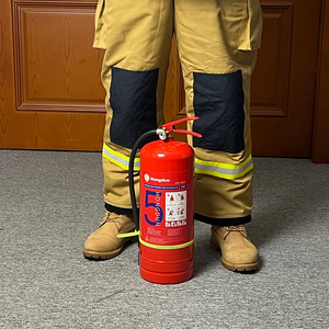 Extintor de Incendios Portátil con Ruedas de Acero para Hogar y Hotel, 5 kg, Polvo Seco <span class=keywords><strong>ABC</strong></span>, Personalizado para la Lucha Contra Incendios - Product Image 5